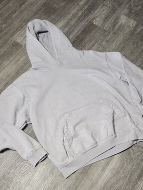 Los Angeles Apparel Hoodie 14OZ Ice Grey Sz M